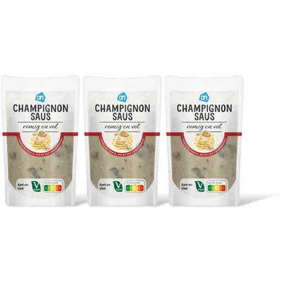 AH Champignon saus romig en vol 3-pack