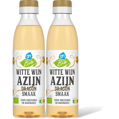 AH Biologisch Witte wijnazijn dragon 2-pack