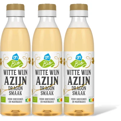 AH Biologisch Witte wijnazijn dragon 3-pack