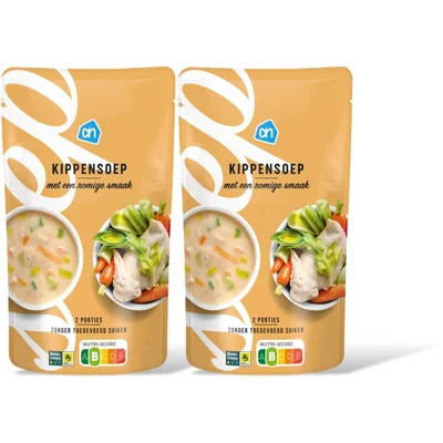 AH Romige kippensoep 2-pack