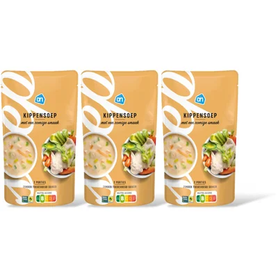 AH Romige kippensoep 3-pack
