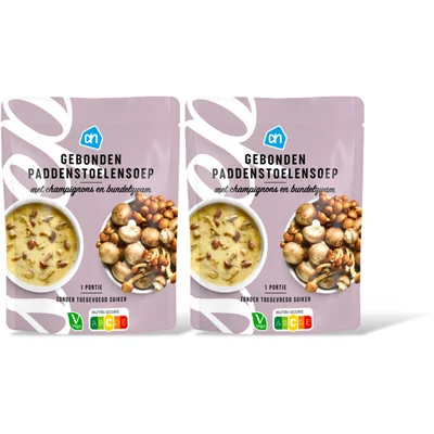 AH Gebonden paddenstoelensoep 2-pack