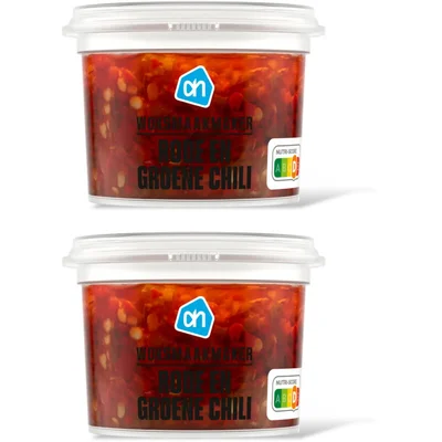AH Woksmaakmaker rode en groene chili 2-pck