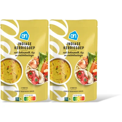 AH Indiase kerriesoep 2-pack