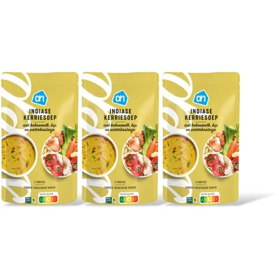 AH Indiase kerriesoep 3-pack