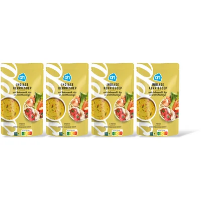 AH Indiase kerriesoep 4-pack
