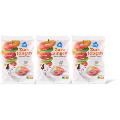 AH Zure ringen 3-pack