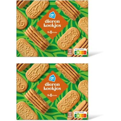 AH Dierenkoekjes 2-pack