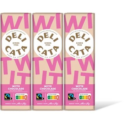 Delicata Reep witte chocola vanille aroma 3pack
