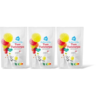 AH Tum tummetjes suikervrij 3-pack