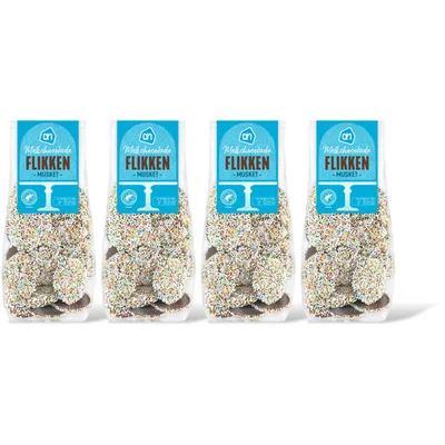 AH Melkchocolade flikken musket 4-pack