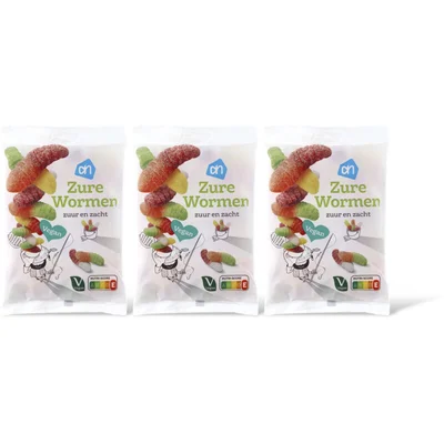 AH Zure gloeiworm 3-pack
