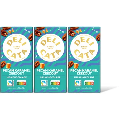 Delicata Reep mlkchocola pecan karaml zeezout 3pk
