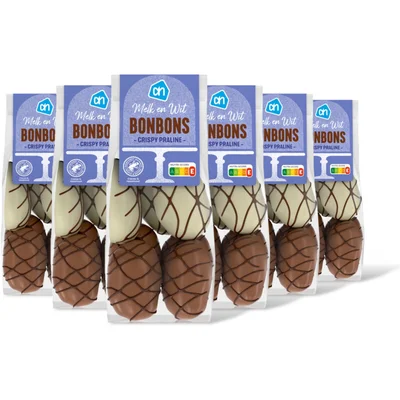 AH Chocolade bonbons crispy pralinÃ© 6-pack