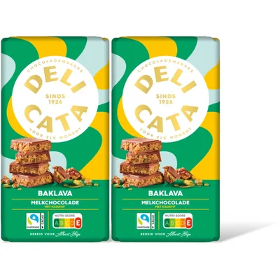 Delicata Melk met baklavavulling 2-pack