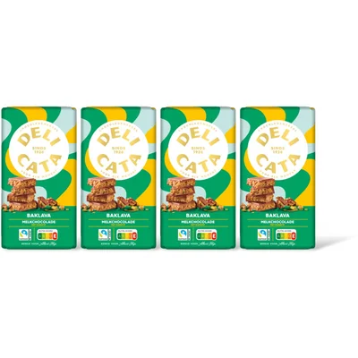 Delicata Melk met baklavavulling 4-pack