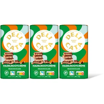 Delicata Hazelnootcreme 3-pack