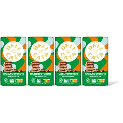 Delicata Hazelnootcreme 4-pack