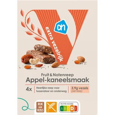 AH Fruit & notenreep appel kaneelsmaak