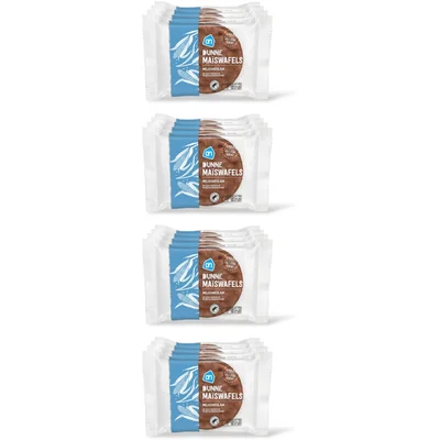 AH Dunne maiswafels melkchocolade 4x 4-pack