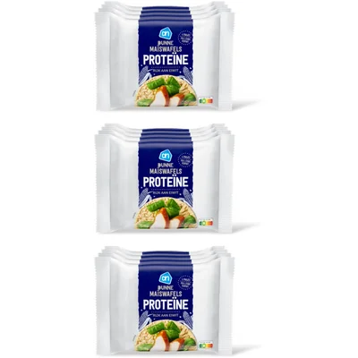 AH Protein maiswafels 3-pack