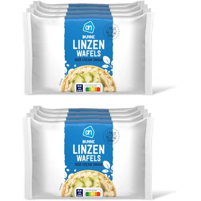 AH Dunne linzenwafel sourcream smaak 4x 2pk