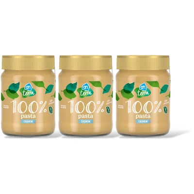 AH Terra Plantaardig 100% pasta amandel 3 pack