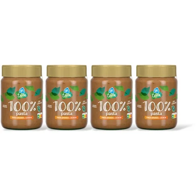 AH Terra Plntaardig 100% pinda/amandel/cashew 4pk