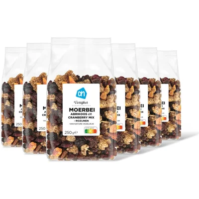 AH Verrijker moerbei abrikoos cranberry 6pk