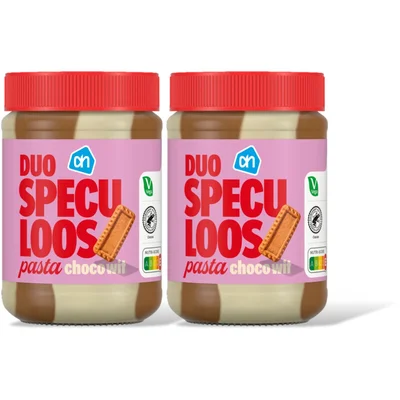 AH Duo speculoos pasta wit 2-pack