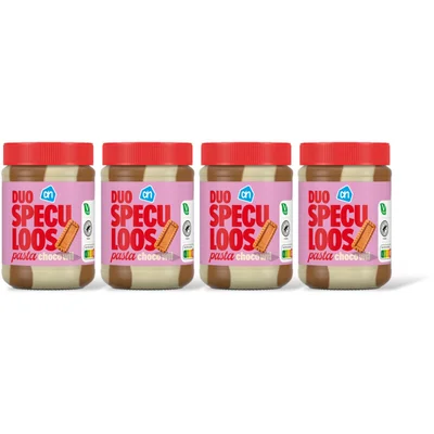 AH Duo speculoos pasta wit 4-pack
