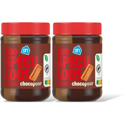 AH Duo speculoos pasta chocopuur 2-pack
