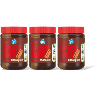 AH Duo speculoos pasta chocopuur 3-pack