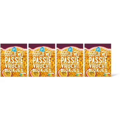 AH Doosje met passievruchtblokjes 4-pack