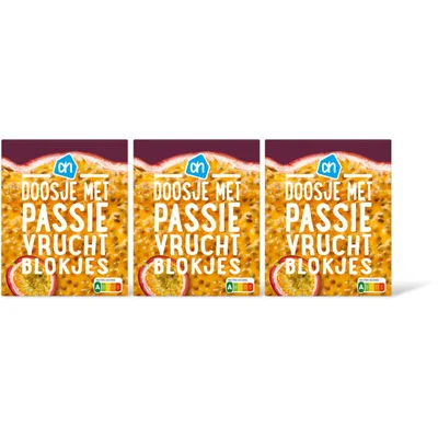 AH Doosje met passievruchtblokjes 3-pack