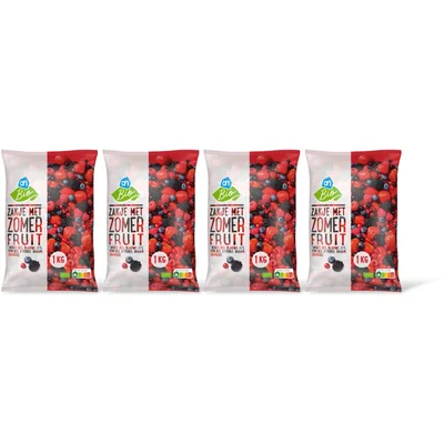 AH Zakje met zomer fruit 4-pack