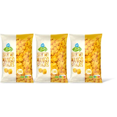 AH Zakje met mango stukjes 3-pack