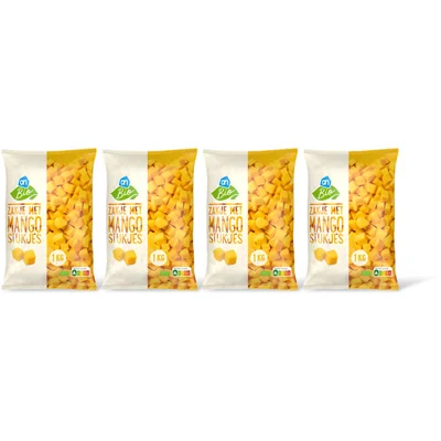 AH Zakje met mango stukjes 4-pack