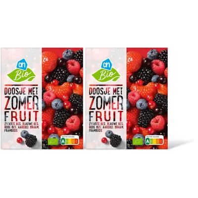 AH Biologisch Doosje met zomerfruit 2-pack