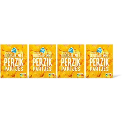 AH Doosje met perzikpartjes 4-pack