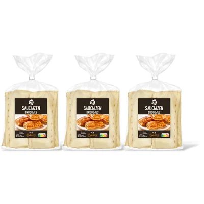 AH Saucijzenbroodjes 3-pack
