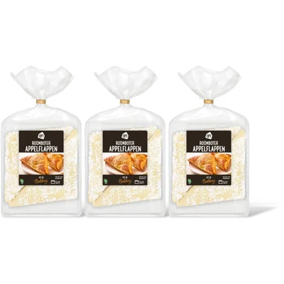 AH Diepvries roomboter appelflappen 3-pack
