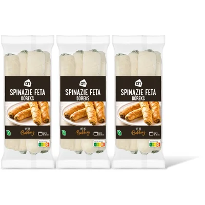 AH Diepvries spinazie feta boreks 3-pack