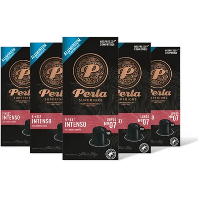 Perla Superiore Finest intenso lungo capsules 5-pack