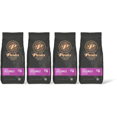Perla Superiore Finest originale koffiebonen 4 pack