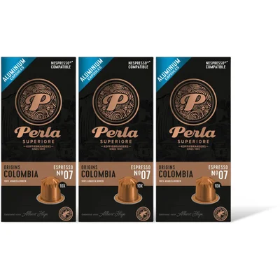 Perla Superiore Origins Colombia espresso capsules 3-pck