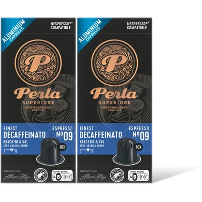Perla Superiore Finest espresso decaffeinato capsu 2-pck