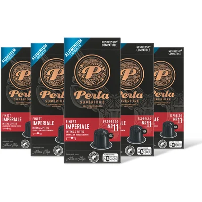 Perla Superiore Finest espresso imperiale capsules 5-pck