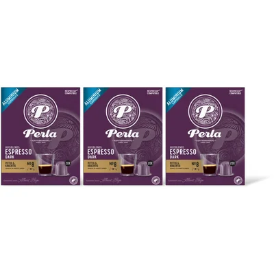 Perla Huisblends Espresso dark capsules 3-pck