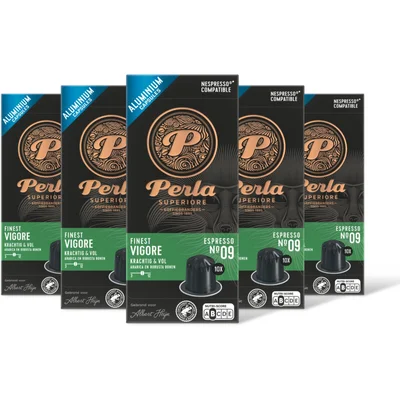 Perla Superiore Finest espresso vigore capsules 5-pack